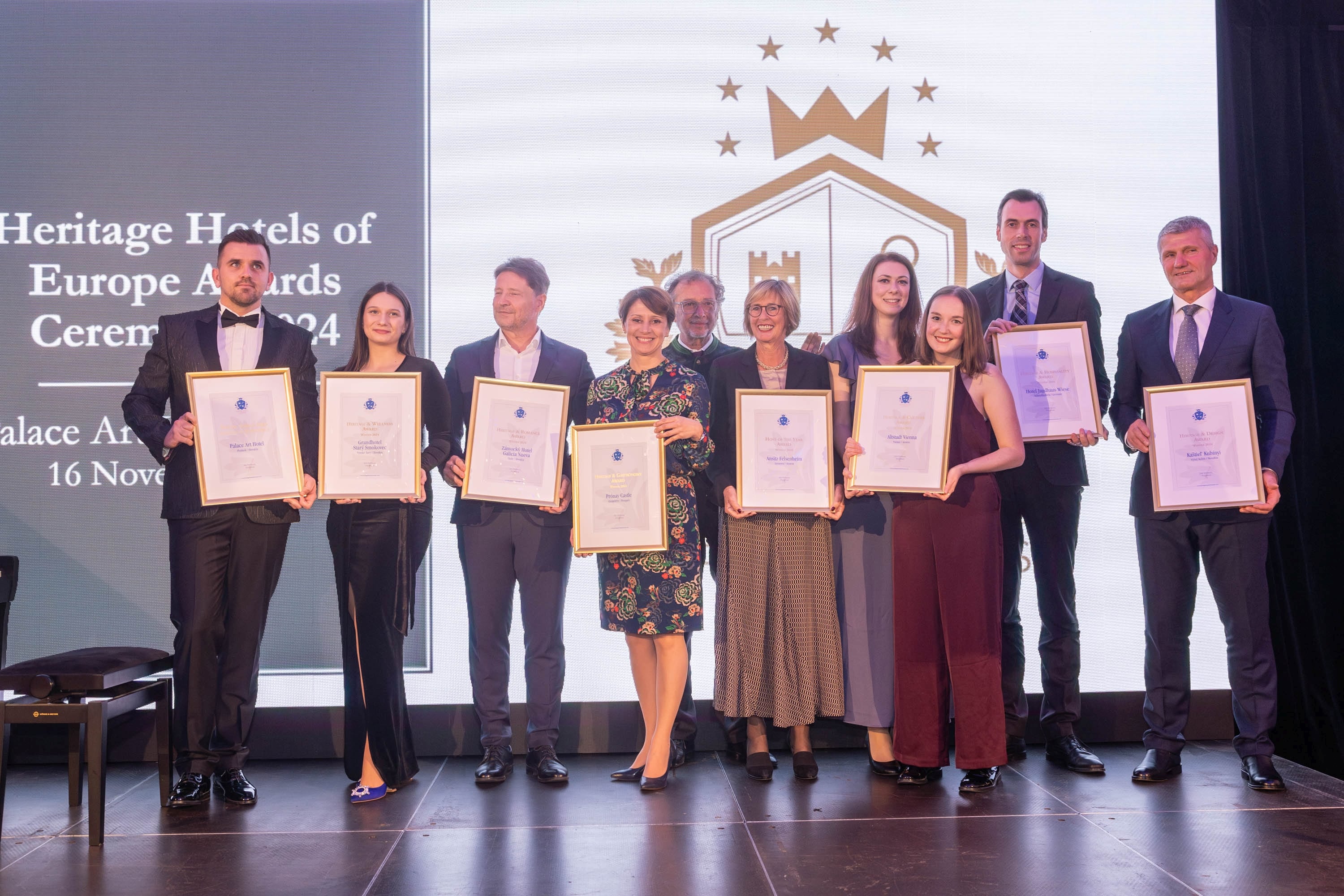 Verleihung des Heritage Hotels of Europe-Award 2024 an das Hotel Jagdhaus Wiese